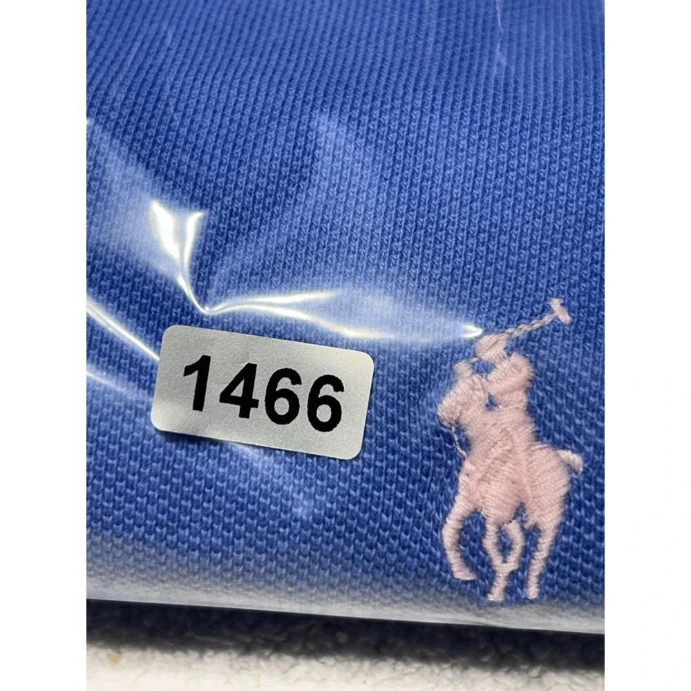 Polo Ralph Lauren Men's Custom Slim Fit Blue Polo Shirt Men's XL/TG 100% Cotton